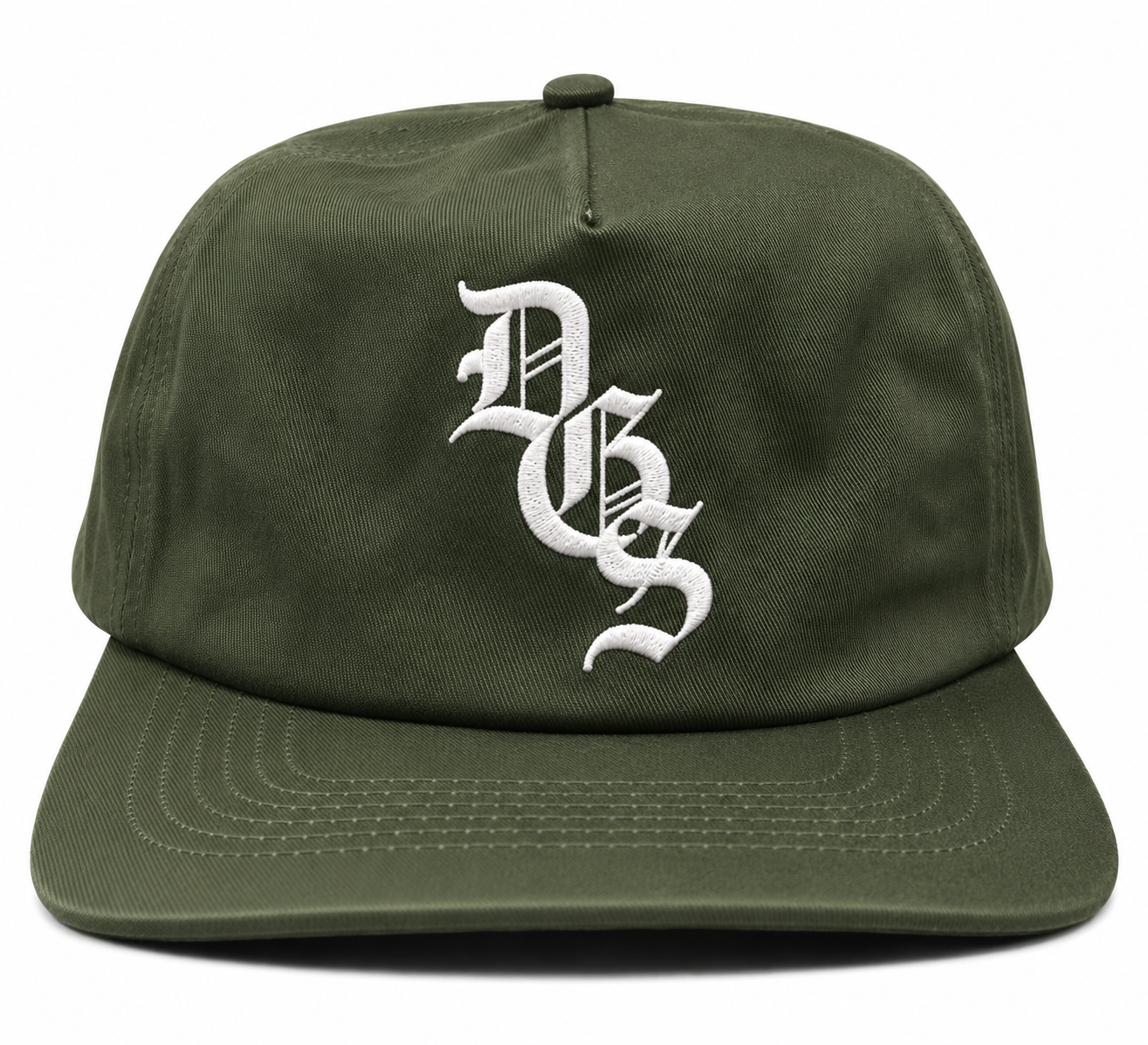 DSG-001 signature olive green snapback hat